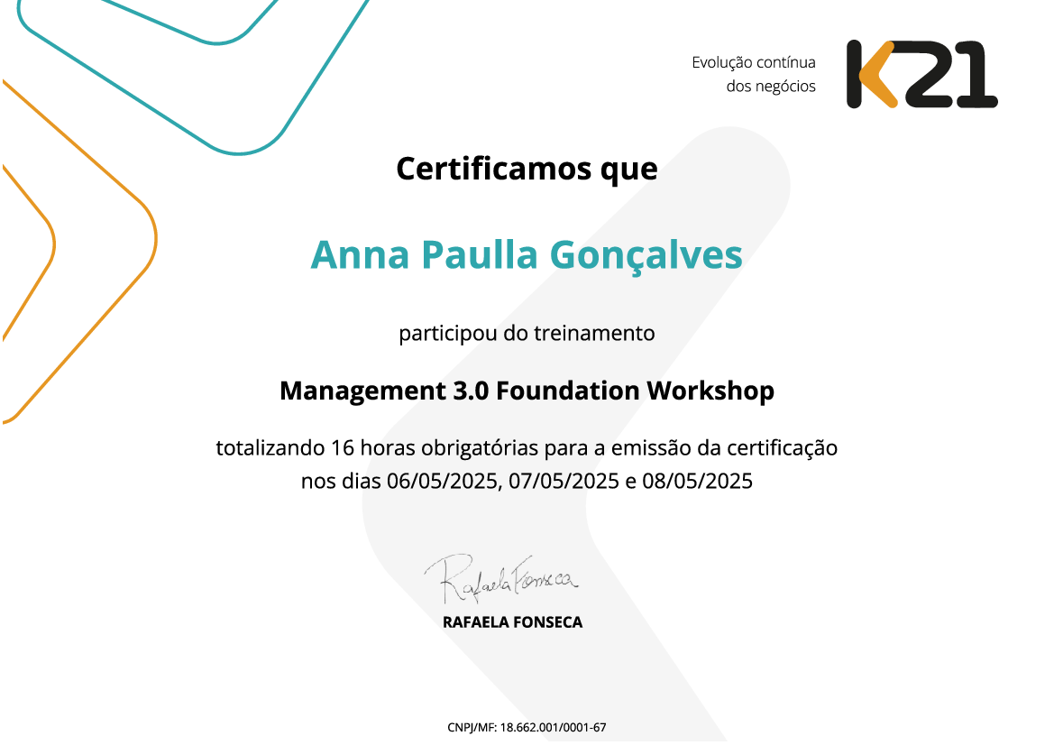 Certificado K21